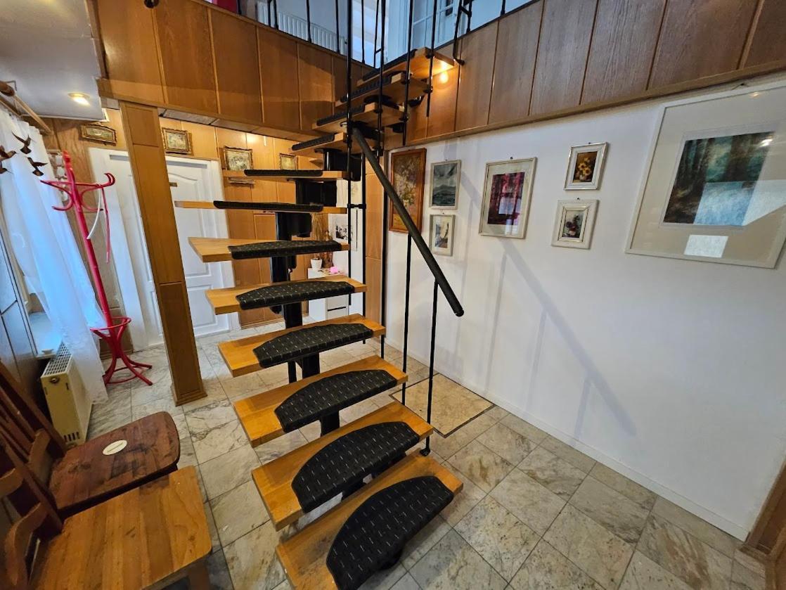Pension Donaublick Grein 2 In Stifterstrasse19.アパートメント エクステリア 写真
